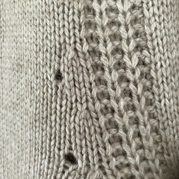 White & Warren tunic sweater wool angora cashmere cowl capsule quiet luxury M - Picture 8 of 8